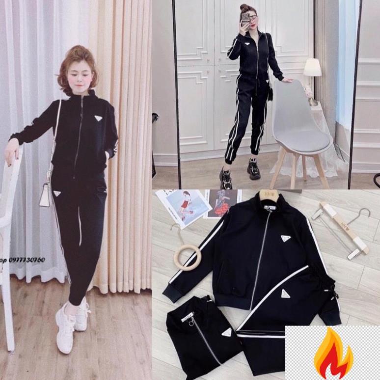 Bộ thể thao nữ thu đông có logo chất umi xịn không bai không xù( ảnh thật) -KJG()* | BigBuy360 - bigbuy360.vn
