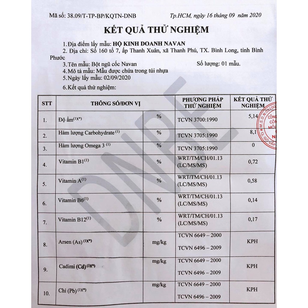 BỘT NGŨ CỐC NAVAN MẪU MỚI (CHÍNH HÃNG 100%)