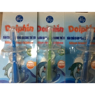 Bàn chải đánh răng Silicone Trẻ em Dolphin
