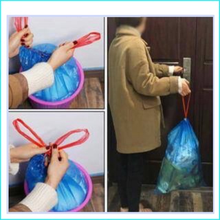 FSALE Cuộn túi đựng rác có quai xách tiện lợi kích thước 45x50cm