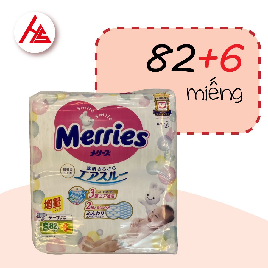 Bỉm Dán Merries S 88