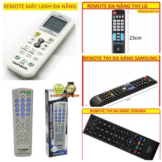 REMOTE MÁY LẠNH, TIVI ĐA NĂNG, ĐA NĂNG TIVI (SAMSUNG, LG, TOSHIBA)