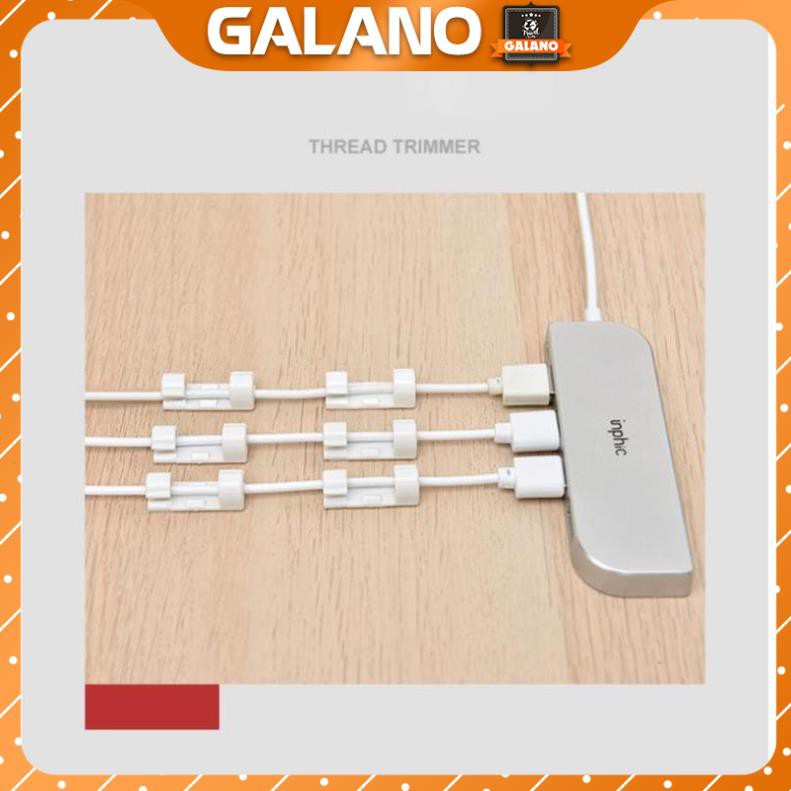 Nẹp dây điện GALANO kẹp dây điện, sạc, chuột, bàn phím gọn gàng bàn làm việc HG-001200
