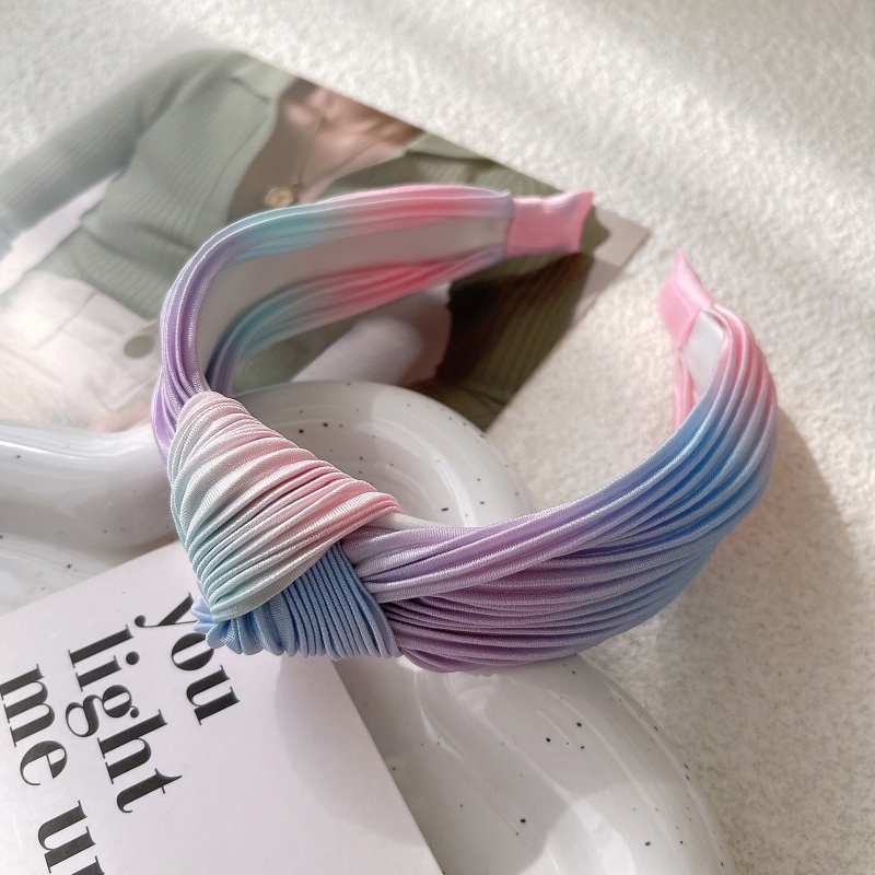 Flgo Băng Đô Cài Tóc Rửa Mặt Màu Nhuộm Phong Cách Nhẹ Nhàng Thanh Lịch Dành Cho Nữ