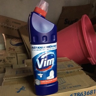 Nước Tẩy Bồn Cầu Vim Diệt Khuẩn (880ml/chai)