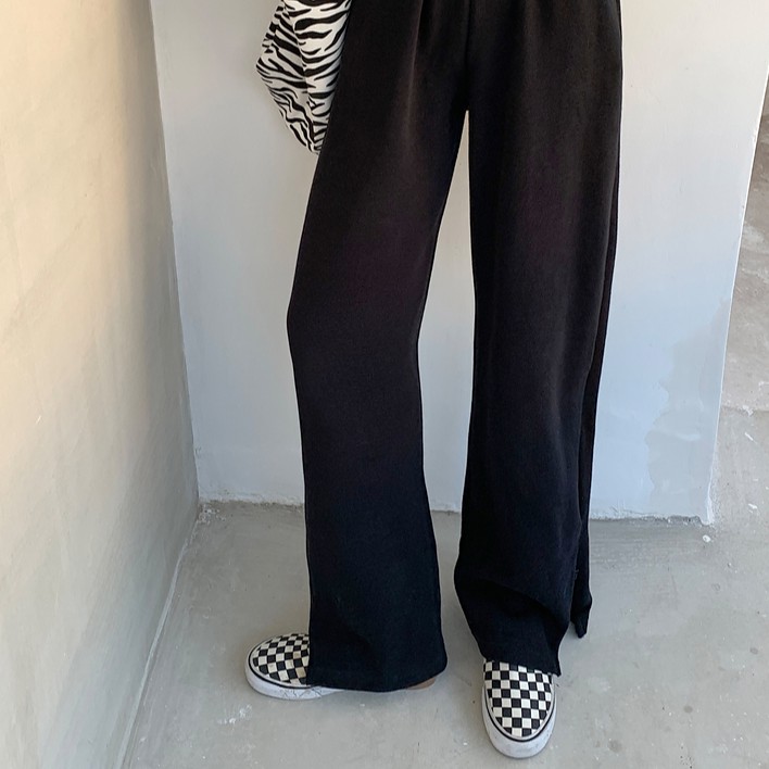 Quần Thể Thao Xiaozhainv Lưng Cao Xẻ Ống Phong Cách Hàn Quốc Dành Cho Nữ | BigBuy360 - bigbuy360.vn