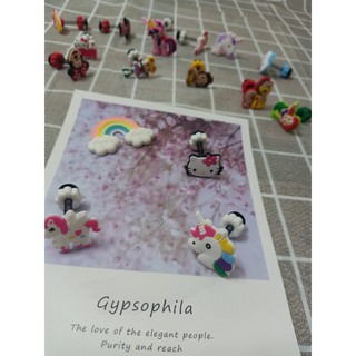 Hapu Sticker Jibbitz icon 2D, 3D lò xo mẫu 2022 gắn dép sục đi mưa ( giao ngẫu nhiên )