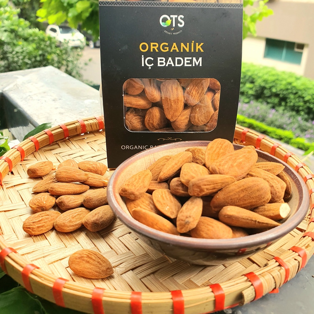 HẠNH NHÂN hữu cơ OTS Organik 200g/100g - Date: 31/8/2024 - Nhà Hữu Cơ