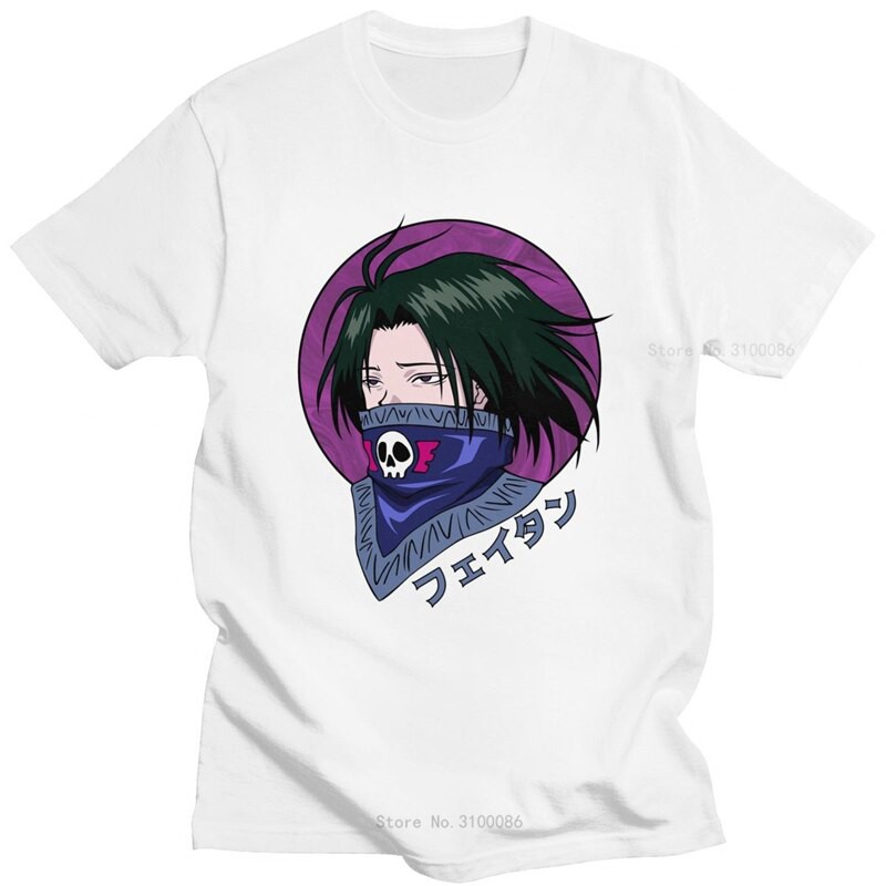 Áo thun HXH FEITAN hot For Men Soft Cotton Tshirt Awesome Manga T-shirt Short Sleeves Hunter X Hunter giá rẻ