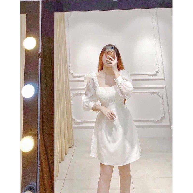 đầm nhúng ngực tay voan 8066 | BigBuy360 - bigbuy360.vn