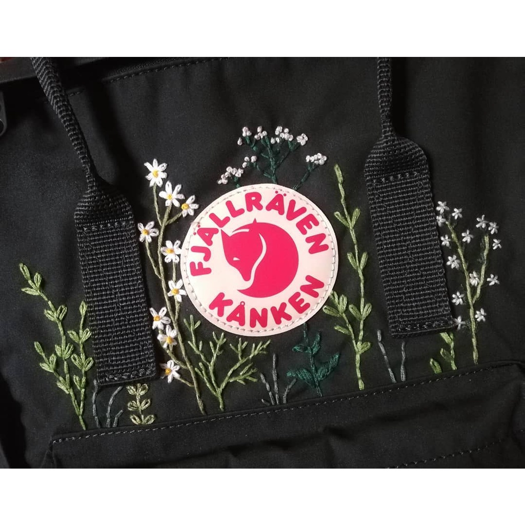 Balo Kanken Thêu Tay Unisex Đủ Màu Đủ Size