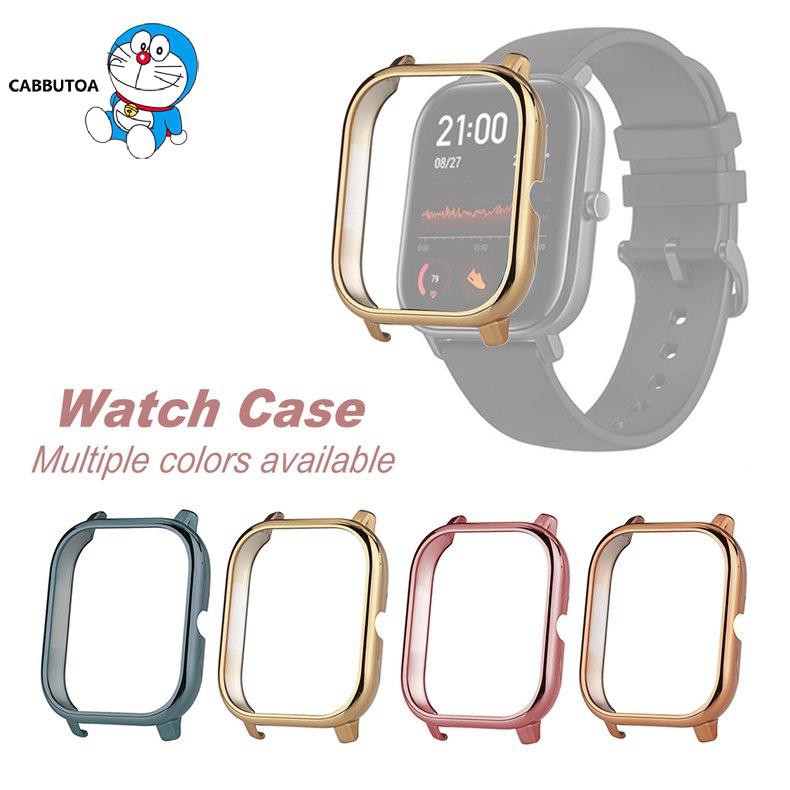 1 Khung Pc Mạ Điện Bảo Vệ Chống Rơi Cho Đồng Hồ Amazfit Gts