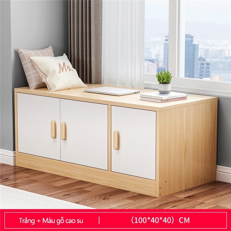 Kệ, tủ để ban công, để đựng đồ đa năng nhiều ngăn có cánh cửa, cánh mở tiện lợi, decor trang trí