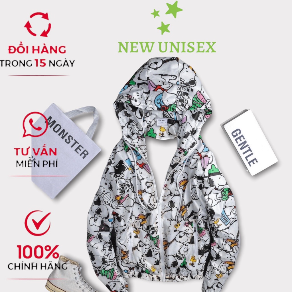 Áo Khoác Dù Nam Nữ 2 Lớp Phối Màu Tuyệt Đẹp in 3D SIÊU CUTE - TP [NewUnisex]