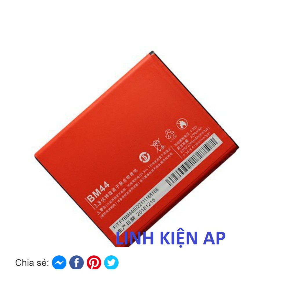 Pin Xiaomi Redmi 2 Redmi 2A BM44