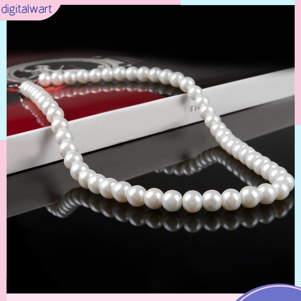 Dây chuyền hợp kim xâu hạt ngọc trai giả kiểu dáng sang trọng cho nữ