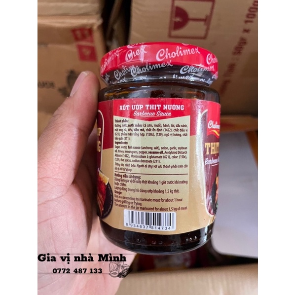 SỐT ƯỚP THỊT NƯỚNG (BARBECUE SAUCE) CHOLIMEX 200GR