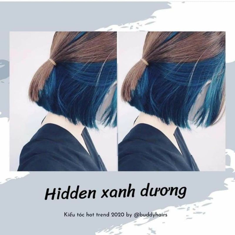 combo nhuộm xanh dương kèm oxi trợ nhuộm và combo tẩy | BigBuy360 - bigbuy360.vn