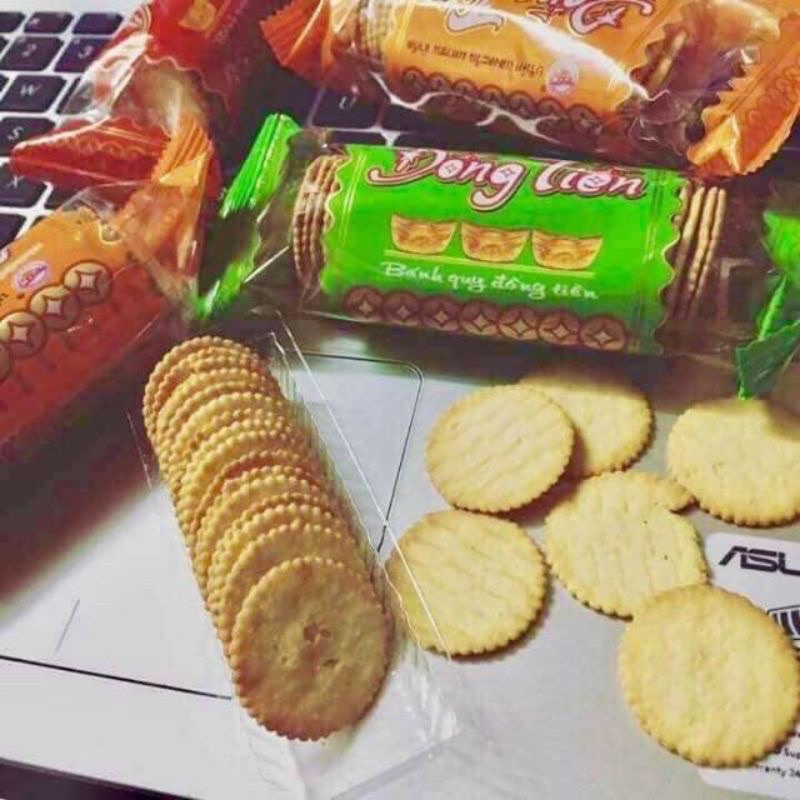 Bịch 10 gói bánh quy đồng tiền vặt tuổi thơ