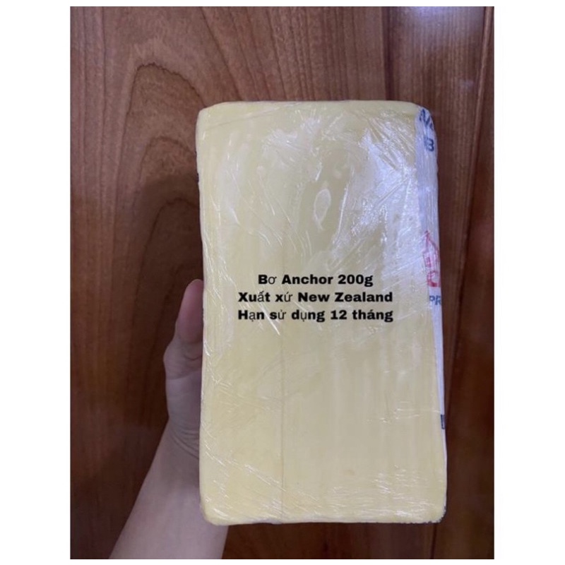 Bơ Anchor 200g, bơ lạt, bơ động vật