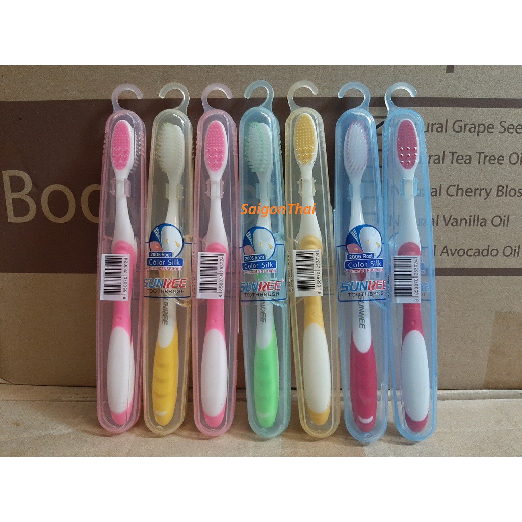 Bàn chải đánh răng SUNREE 0.01mm tiện lợi, có móc treo