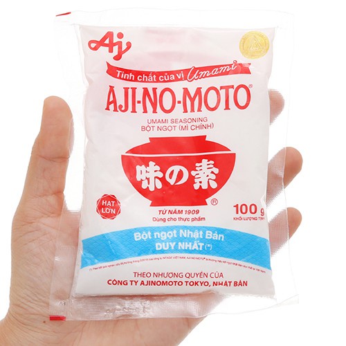 Bột Ngọt/ Mì Chính AJINOMOTO Gói 100g- 454g-1kg-1,8kg Loại Hạt Lớn