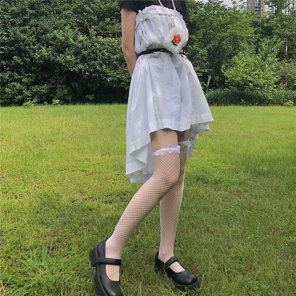 Tất Đùi Cao Lưới Viền Ren Sexy - Vani Store - TAT00136 - TAT00210