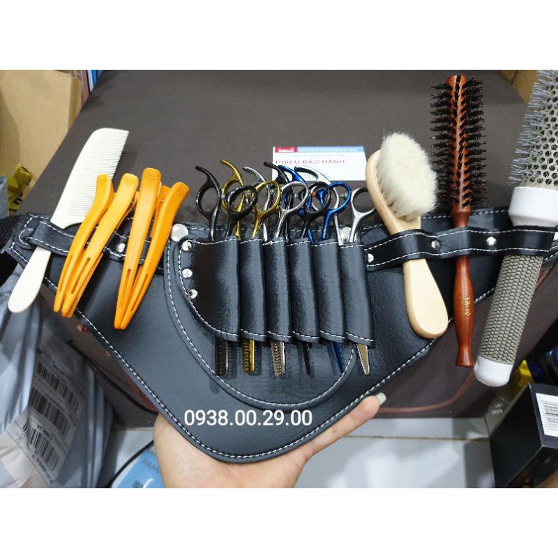 Túi Đựng Kéo Cắt Tóc Đeo Hông Mẫu Mới, Túi Đựng Kéo Cắt Tóc Dụng Cụ Cho Thợ Tóc.(Ảnh thật)