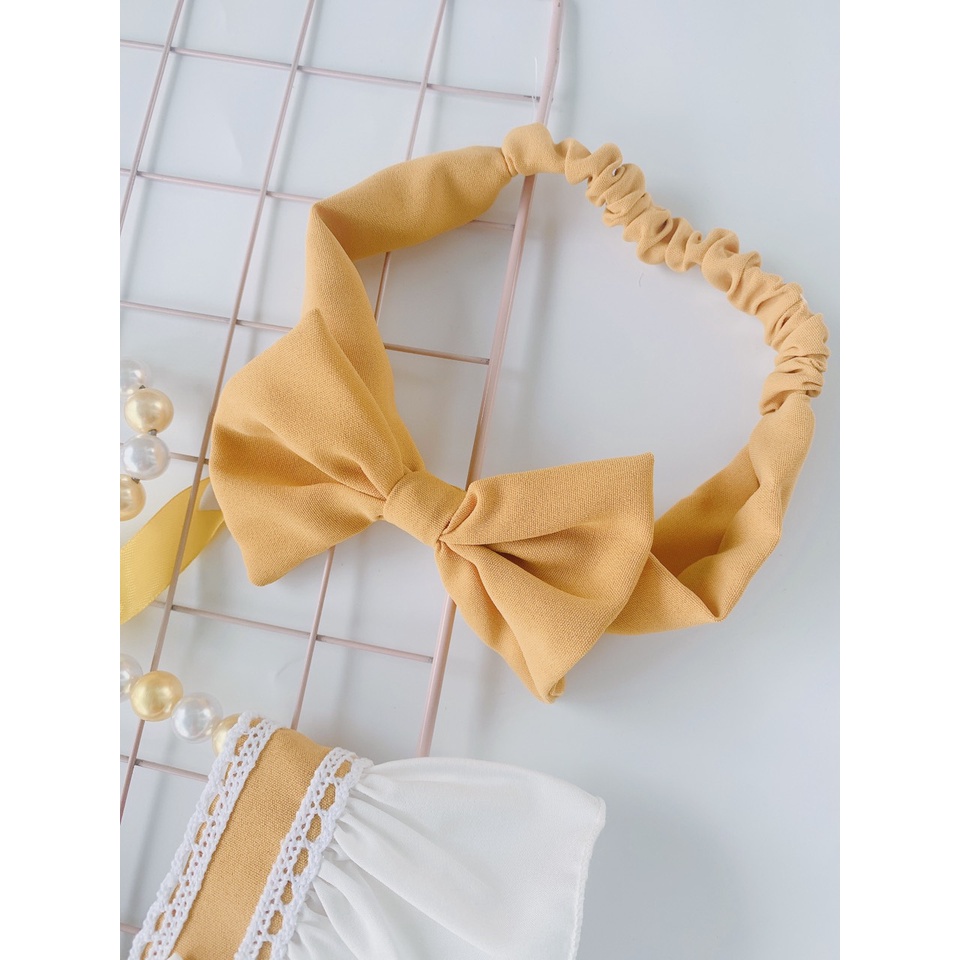 Bodysuit cho bé sơ sinh - BABYSTORE88 - sét Body vàng 2 dây kẹp ren thiết kế cao cấp V65 váy cho bé gái sơ sinh