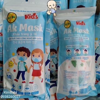 Khẩu trang trẻ em ak mask kf94 kids