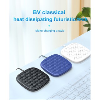 Đế sạc không dây dệt tản nhiệt hãng baseus bv 10w/7.5w