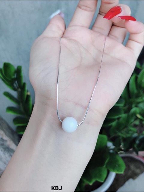 DÂY CHUYỀN BẠC Ý MẶT ĐÁ PHONG THUỶ - TRANG SỨC BẠC