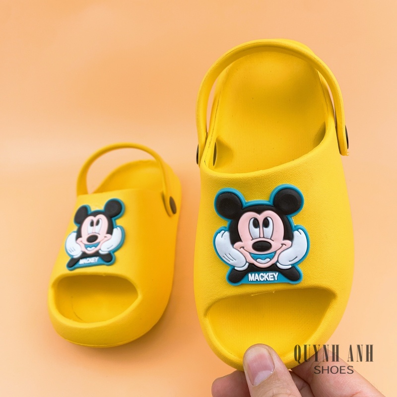 Dép sục hình mickey cho bé siêu mềm siêu nhẹ chống trơn trượt nhiều màu