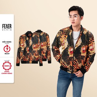 Áo khoác Bomber nam họa tiết FEAER 100% chất Mecro thoáng mát, không nhăn Tiger Bamboo |new arrival 2021|