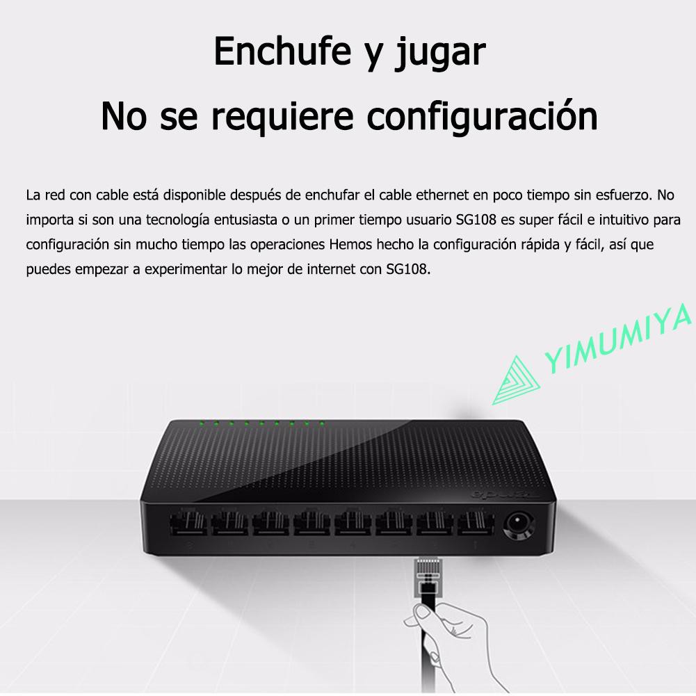 Bộ Chia 8 Cổng Mạng Lan Tenda Sg108 1000m | BigBuy360 - bigbuy360.vn