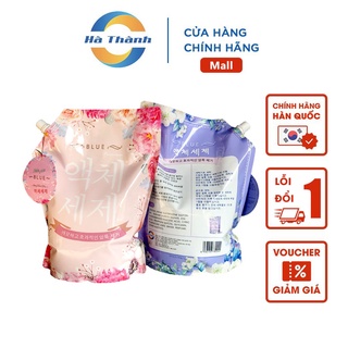 Nước Giặt BLUE Túi 2kg Sản Xuất Theo Tiêu Chuẩn Hàn Quốc, An Toàn Cho Da Tay, Sợi Vải - Giữ Hương Lâu, Tiết Kiệm