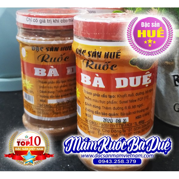 Mắm ruốc Bà Duệ Huế