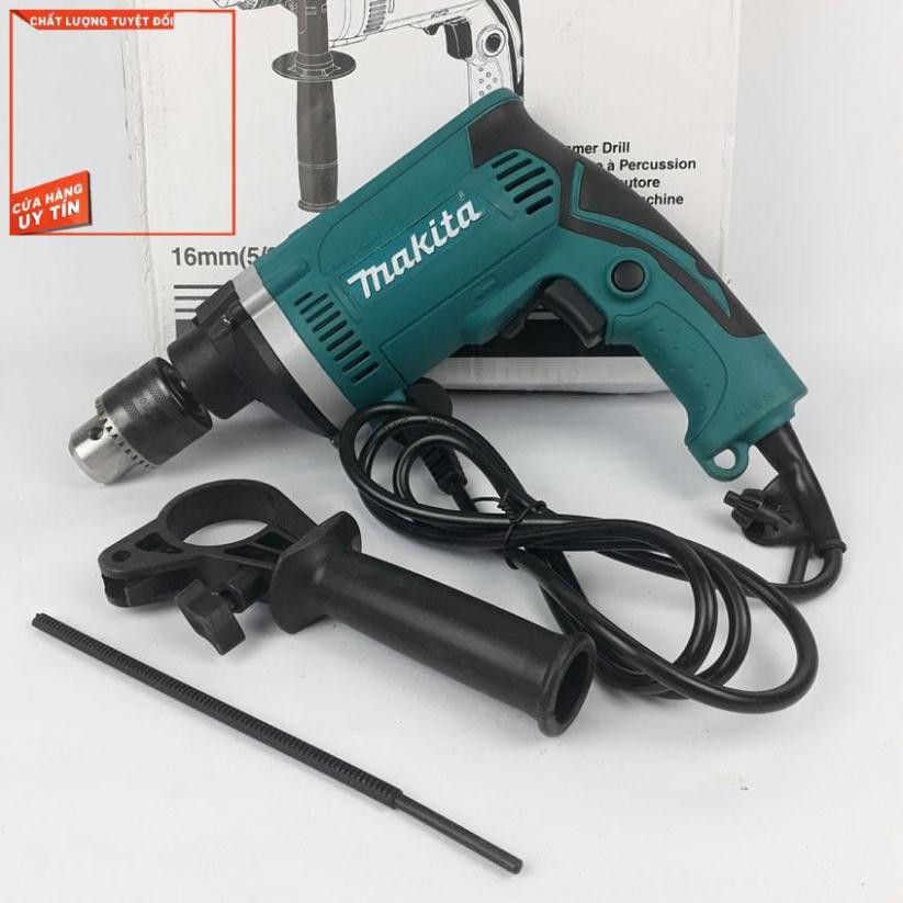 Máy khoan bê tông MAKITA 13mm - HP 1630 - khoan tường - gỗ - kim loại - đầu cặp 13mm