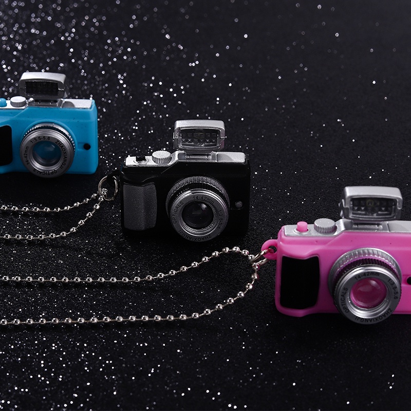 Vòng cổ Mặt Hình Máy Ảnh Mini 4 Kiểu Phát Sáng Dễ Thương Vui Nhộn Thích Hợp Làm Quà Tặng Cho Bạn
