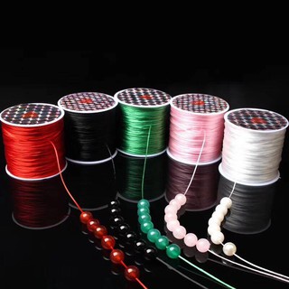 Dây chỉ chun chỉ tơ để xâu hạt vòng phong thủy, trang sức Anchi jewelry