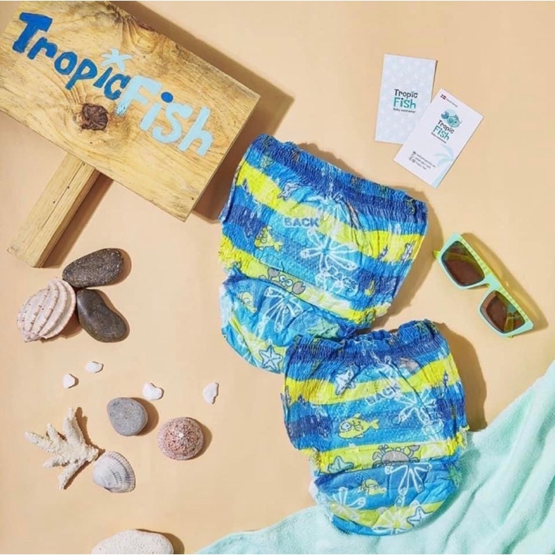 Tả Bỉm Quần Bơi TropicFish 3 size S M L Cho Bé 1 Miếng