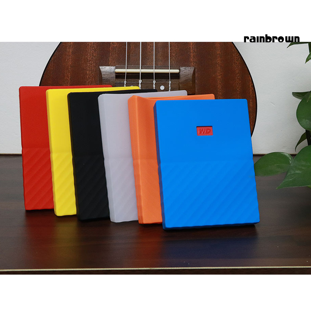 Silicone Non-Slip Hard Drive Protective Case Cover Skin for WD My Passport 1/2T /RXDN/