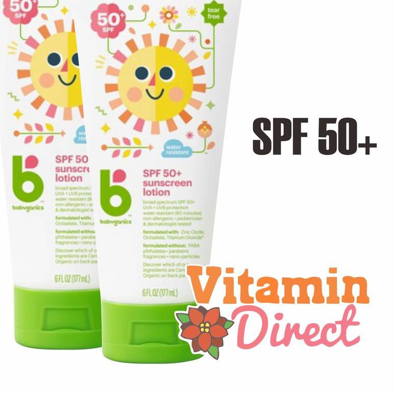 (Hàng Mới Về) Kem Chống Nắng Khoáng Chất Babyganics Spf50 59ml