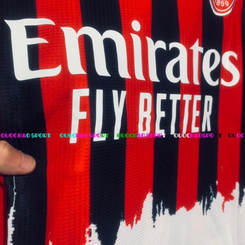 AC MILAN MẪU THỨ 4 đỏ mùa giải 22/23-Bộ áo bóng đá bản Fan vải Thái cao cấp