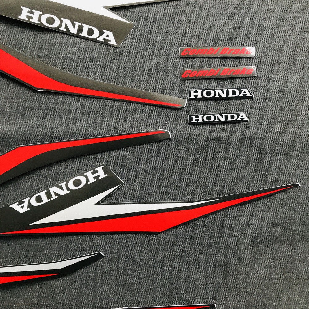 [GIÁ GỐC] NGUYÊN BỘ TEM DÁN XE MÁY VARIO MÀU ĐỎ ĐEN