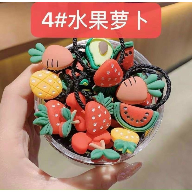 dây buộc tóc 30 chi tiết phong cách Hàn Quốc