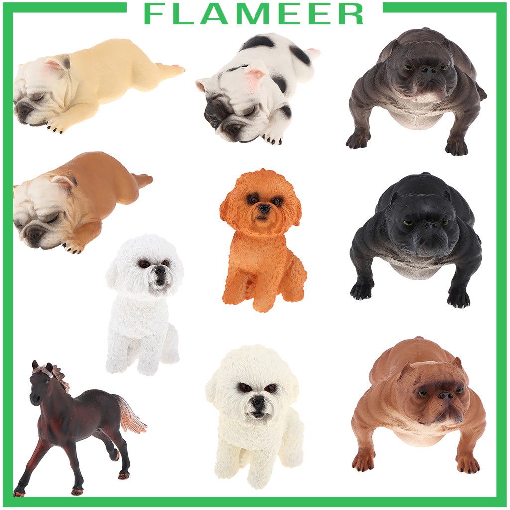 Mô Hình Chú Chó Bull Pháp Dễ Thương Trang Trí Nhà Cửa