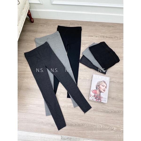 QUẦN LEGGING TĂM LÓT NỈ CO GIÃN MẠNH MS16727
