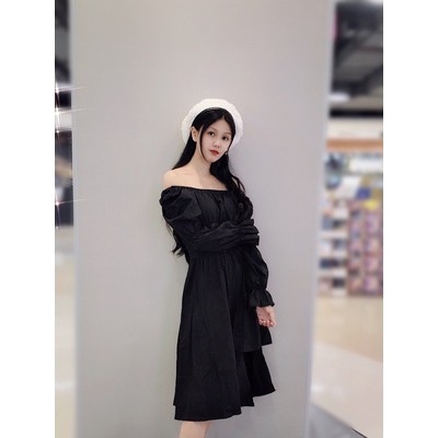 /Sẵn S 2 màu, M trắng/ Váy dạ hội cực ngầu giúp nàng nổi bần bật (đen-trắng)-psyche-ảnh thật ở cuối | BigBuy360 - bigbuy360.vn