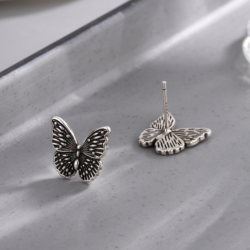 Bông Tai Hình Bươm Bướm Phong Cách Retro Pháp Dành Cho Nữ